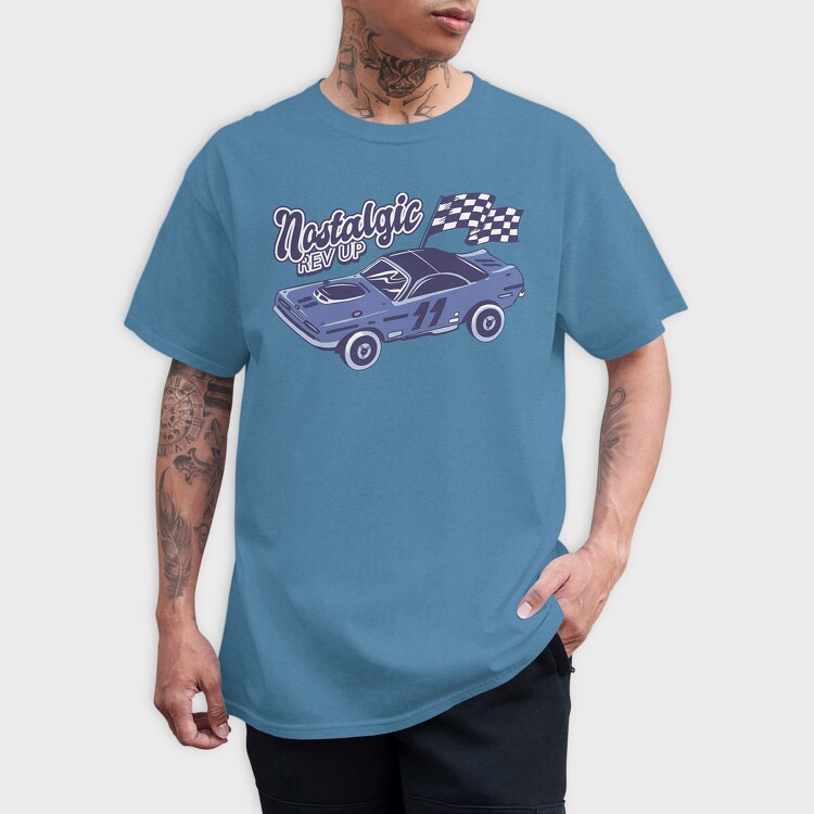 Nostalgic Rev Up, Tricou Barbati (Unisex)