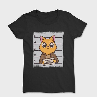 Tricou Femei, Mugshot Cat