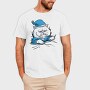 Sleepy Cat Animal In Pajamas, Tricou Barbati (Unisex)