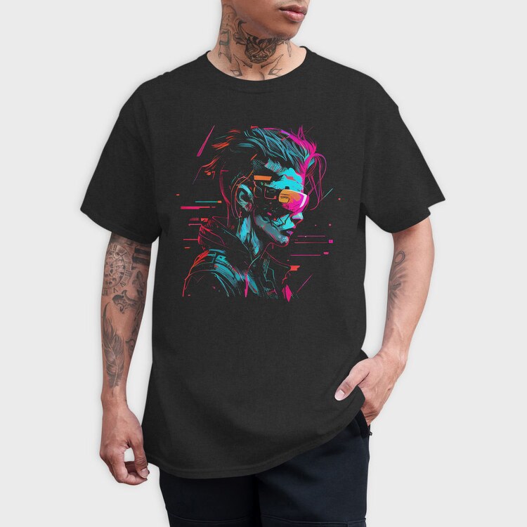 Cyberpunk Vr Glasses, Tricou Barbati (Unisex)