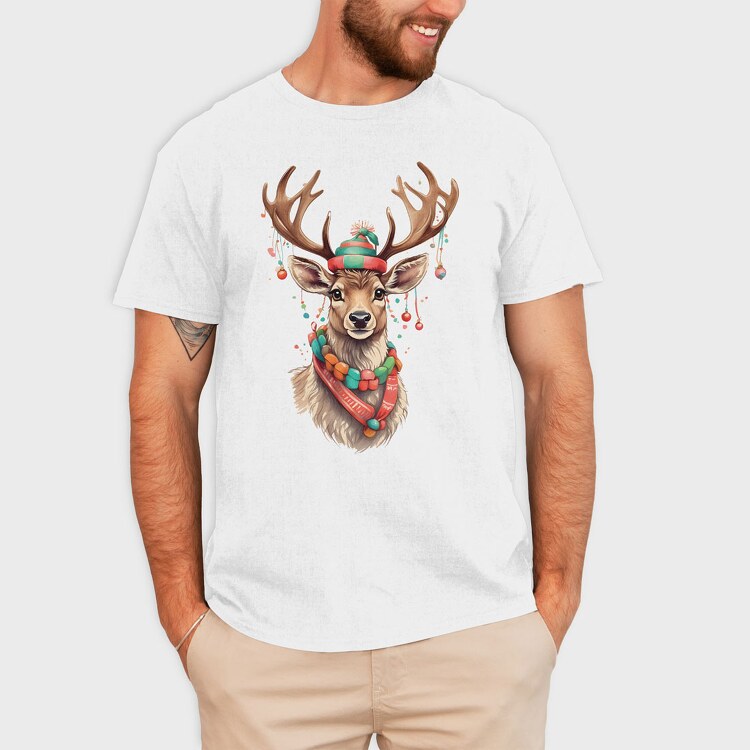Reindeer Ornaments, Tricou Barbati (Unisex)