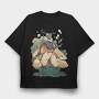 Magical Bug Creature Cottagecore Man, Tricou Oversize Barbati (Unisex)