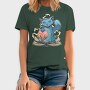 Magical Cat With Book Whimsical, Tricou Barbati (Unisex)