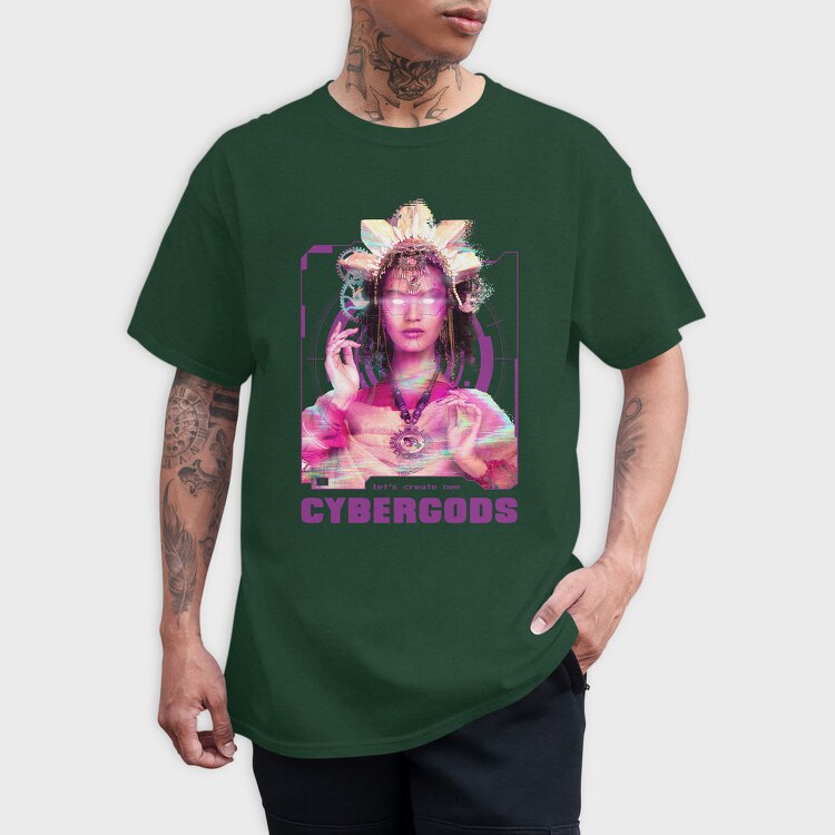 Cyborg Goddess Gods, Tricou Barbati (Unisex)