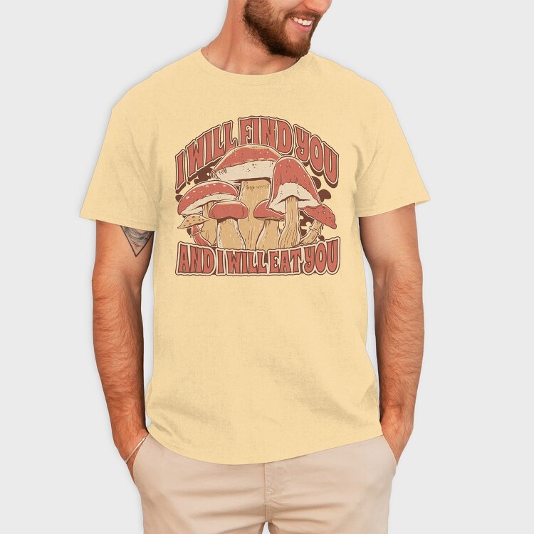 Mushrooms Eat You, Tricou Barbati (Unisex)