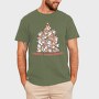 Corgi Dog Christmas Tree Corgies, Tricou Barbati (Unisex)