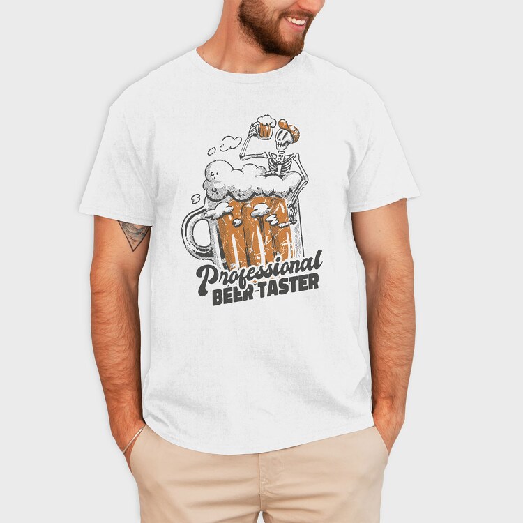 Professional Beer Tester, Tricou Barbati (Unisex)