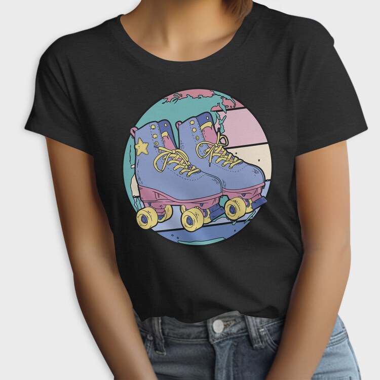 Pastel Roller Skates, Tricou Femei