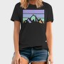 Mountain Retro Sunset, Tricou Barbati (Unisex)