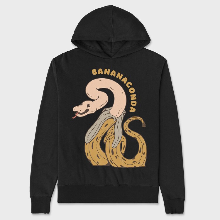 Banana Conda, Hanorac Oversize Barbati (Unisex)