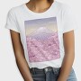 Pastel Sakura Mount Fuji, Tricou Femei