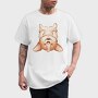 Corgi Howl, Tricou Barbati (Unisex)
