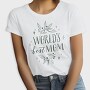 Best Mom Mothers Day Lettering, Tricou Femei