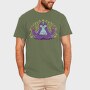 Sloth Doing Meditation Lotus Yoga Pose, Tricou Barbati (Unisex)