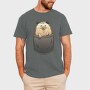 Hedgehog In Pocket, Tricou Barbati (Unisex)