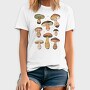 Poster Mushrooms, Tricou Barbati (Unisex)