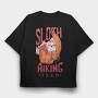 Sloth Hiking Team, Tricou Oversize Barbati (Unisex)