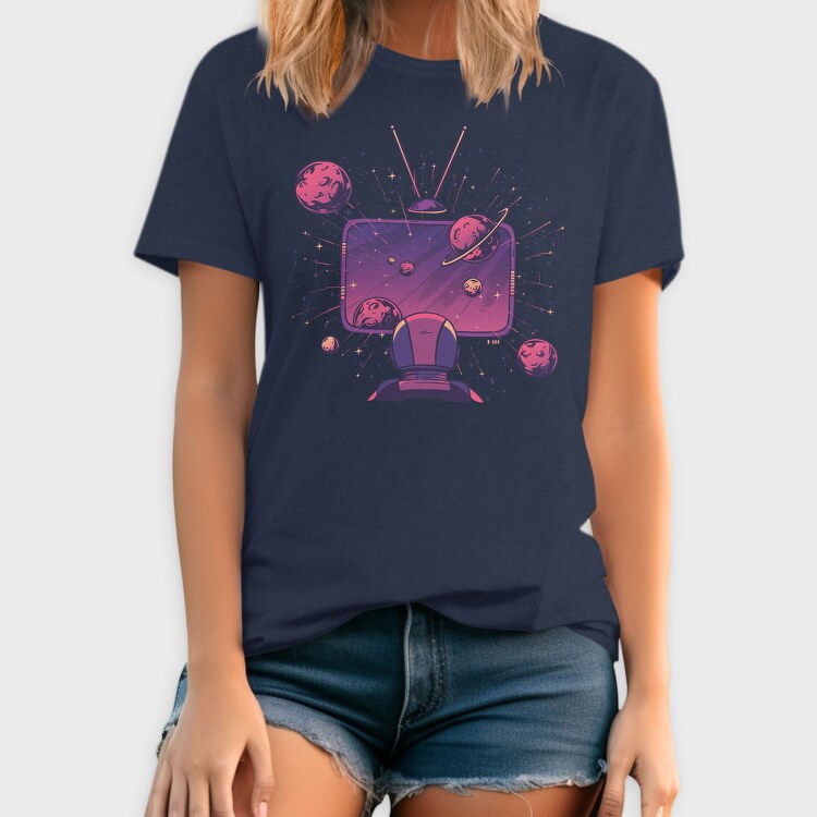 Space Tv, Tricou Barbati (Unisex)