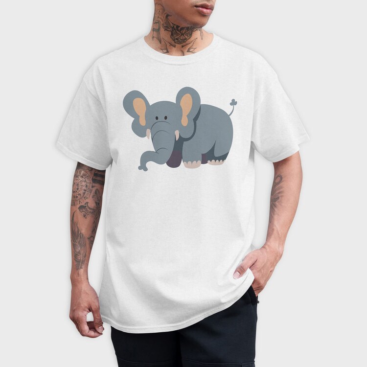 Elephant Hug, Tricou Barbati (Unisex)