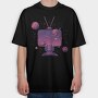 Space Tv, Tricou Oversize Barbati (Unisex)