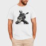 Skeleton Playing Electric Guitar, Tricou Barbati (Unisex)
