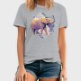 Elephant On Geometric Shapes Animals, Tricou Barbati (Unisex)