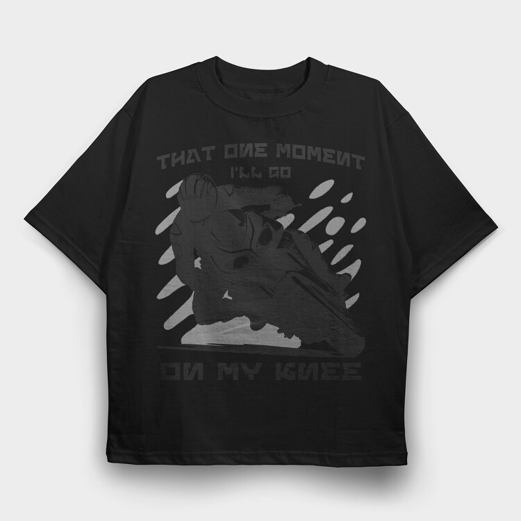 Motorbike Knee Down On My Knee, Tricou Oversize Barbati (Unisex)