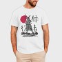 Samurai Silhouette Sun, Tricou Barbati (Unisex)