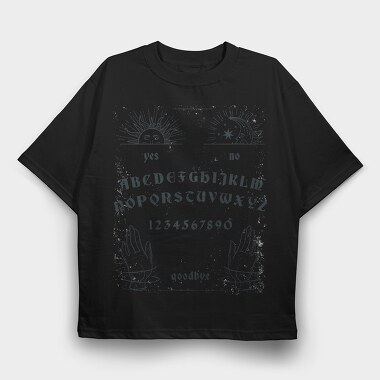 Spirit Board Esoteric Ouija, Tricou Oversize Barbati (Unisex)