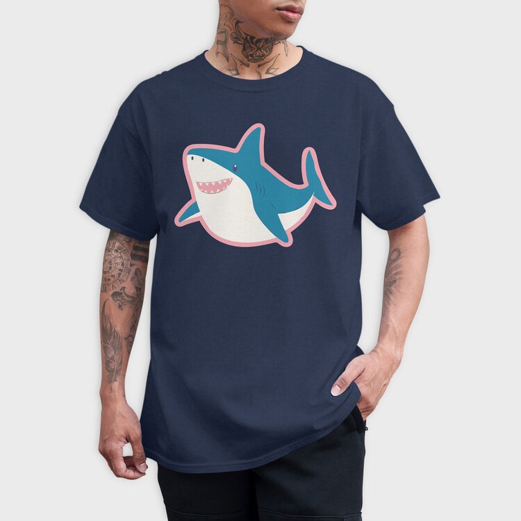 Shark 2, Tricou Barbati (Unisex)