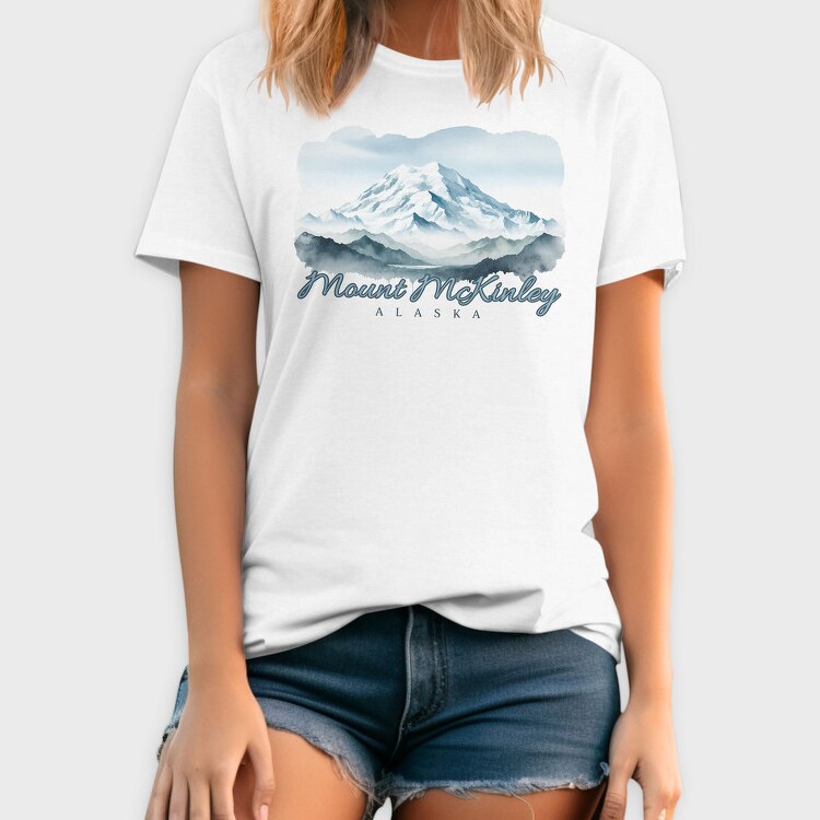 Mount Mckinley Alaska, Tricou Barbati (Unisex)
