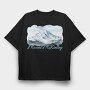 Mount Mckinley Alaska, Tricou Oversize Barbati (Unisex)
