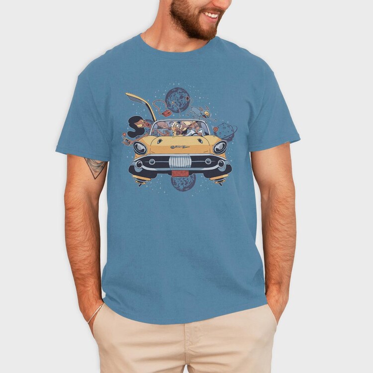 Space Family, Tricou Barbati (Unisex)