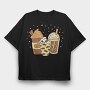 Spooky Coffees, Tricou Oversize Barbati (Unisex)
