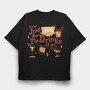 Christmas Drinks I M Just Here For The, Tricou Oversize Barbati (Unisex)