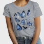 Realistic Blue Butterflies, Tricou Femei