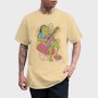 Hippie Frog Playing Guitar, Tricou Barbati (Unisex)