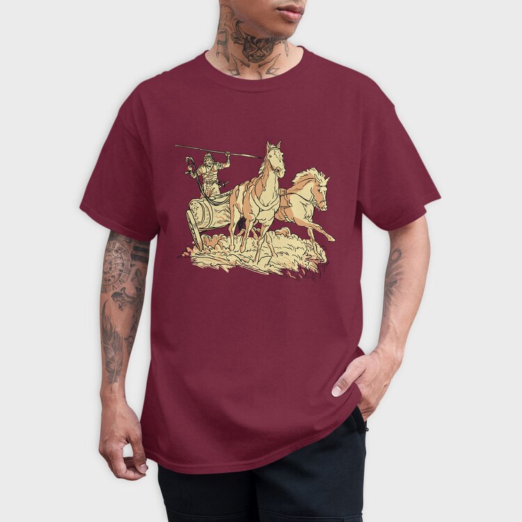 Roman Chariot, Tricou Barbati (Unisex)