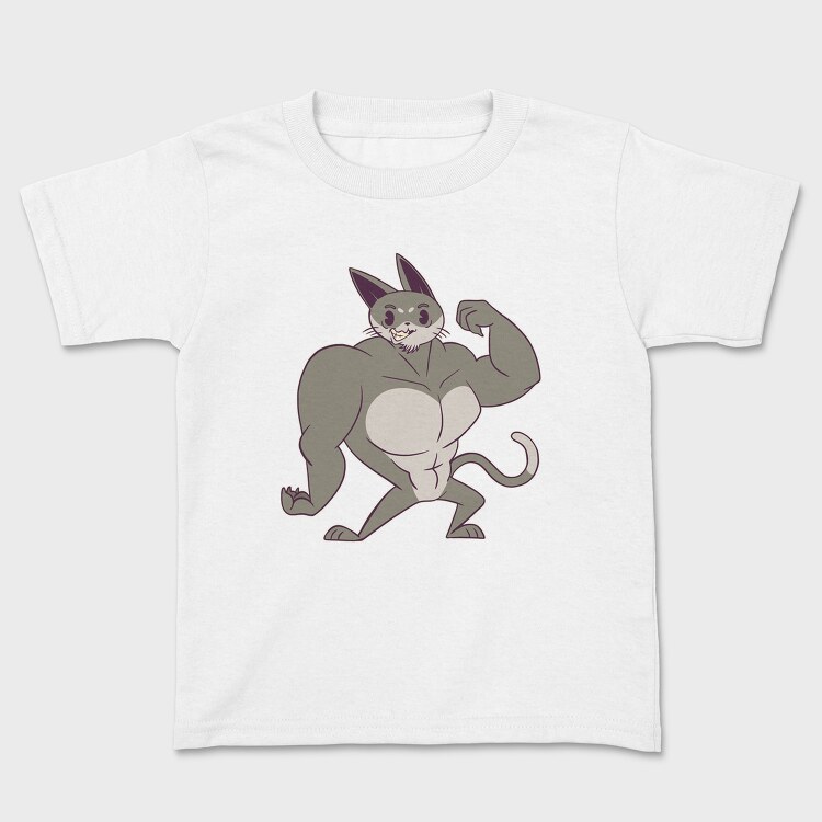 Muscle Cat, Tricou Copii