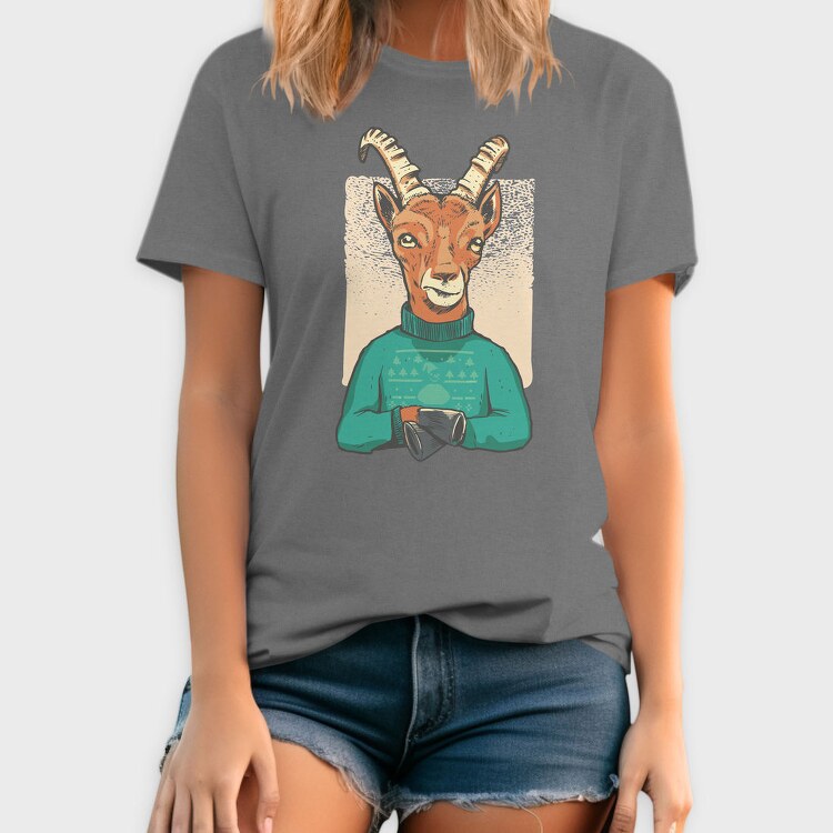 Christmas Gazelle Capricorn, Tricou Barbati (Unisex)