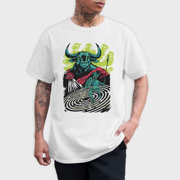 Mythology Minotauro, Tricou Barbati (Unisex)