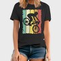 Retro Mountain Biker, Tricou Barbati (Unisex)