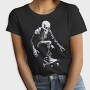 Skeleton Skater Monochrome, Tricou Femei