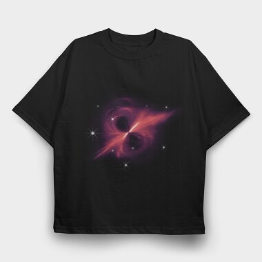 Black Hole 24451, Tricou Oversize Barbati (Unisex)