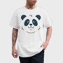 Panda Face, Tricou Barbati (Unisex)