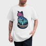 Mountain Cat Landscape, Tricou Barbati (Unisex)