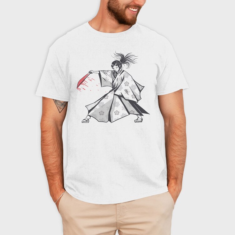 Samurai Woman Finisher, Tricou Barbati (Unisex)