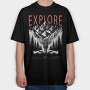 Mountain Explorer Explore, Tricou Oversize Barbati (Unisex)