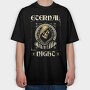 Eternal Night Skull Gothic Grim Reaper, Tricou Oversize Barbati (Unisex)