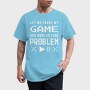 Gamer Funny Quote Pixel Art Pause My Game, Tricou Barbati (Unisex)